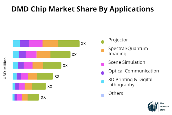DMD Chip Share by Application