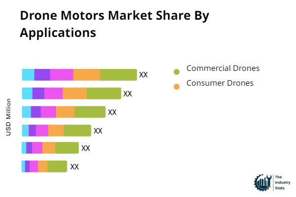 Drone Motors Share by Application